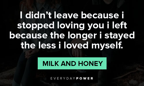 Relatable Milk and Honey quotes