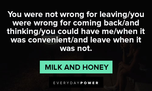 Milk and Honey quotes from Milk and Honey