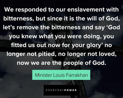Positive Minister Louis Farrakhan quotes