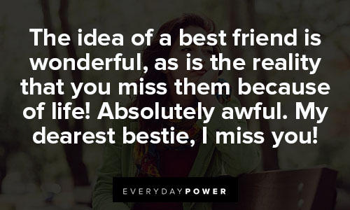 Short Poems About Missing Your Best Friend 