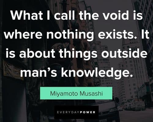 Miyamoto Musashi quotes about knowledge