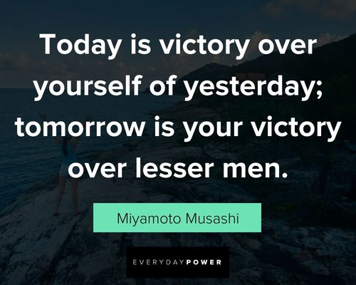 Miyamoto Musashi quotes that victory