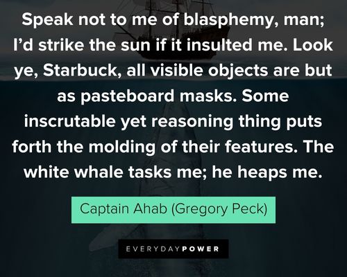 Famous Moby Dick quotes and lines about the great white whale