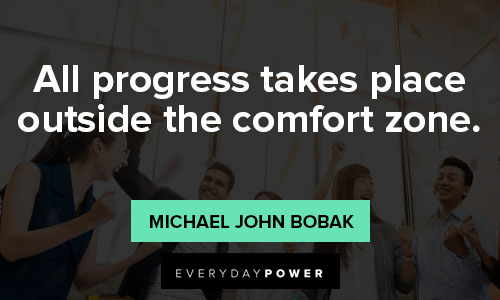 Famous Quotes about Success for comfort zone
