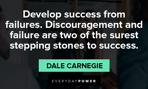 Famous Quotes about Success in develop success from failures