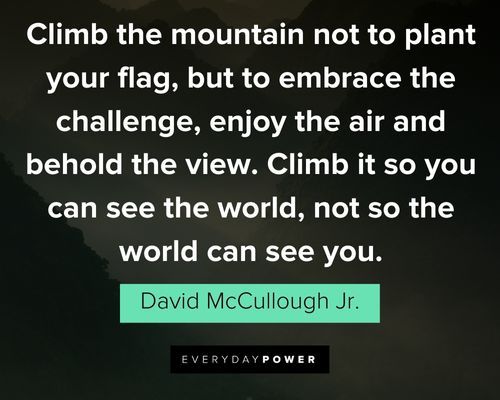 Funny mountain quotes