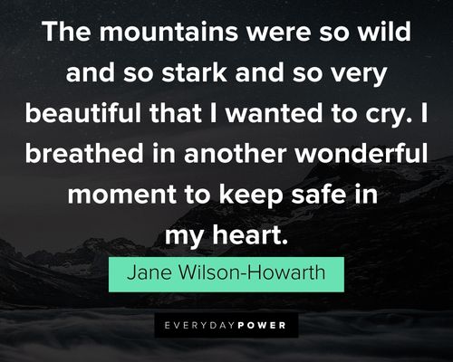 top mountain quotes