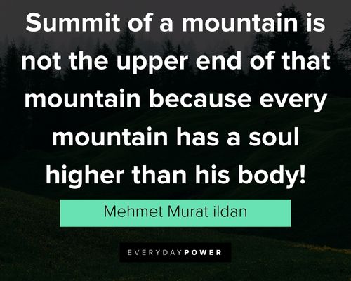 mountain quotes to inspire you