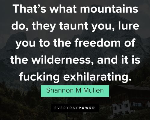 Best mountain quotes