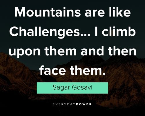 mountain quotes that will encourage you