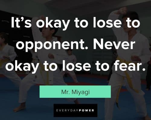 Mr. Miyagi quotes about success