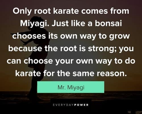 Inspirational Mr. Miyagi quotes