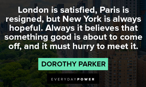 New York quotes about paris