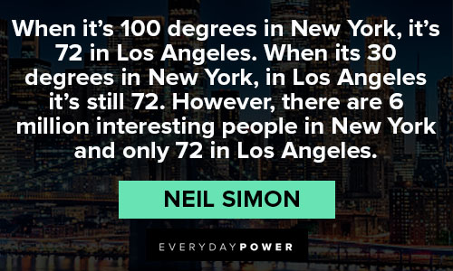 New York quotes about Los Angeles