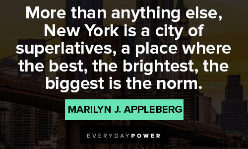 Wise and inspirational New York quotes