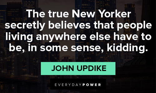 Living in New York quotes