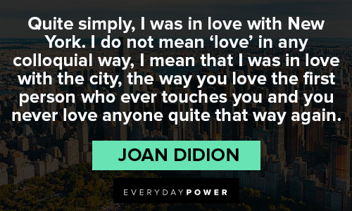 New York quotes about love 