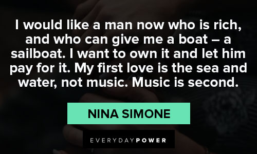 nina simone quotes about music