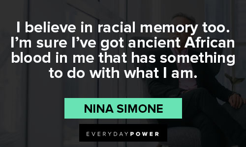 nina simone quotes about memory 