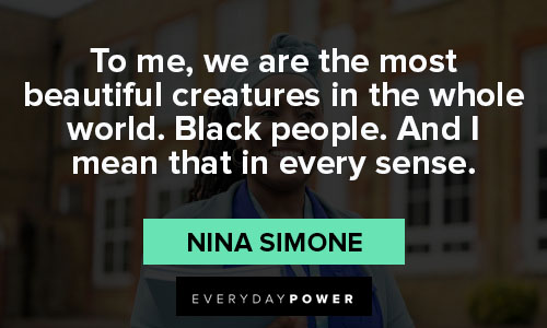 nina simone quotes on beautiful