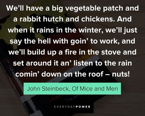 Of Mice and Men Quotes on Hard Work