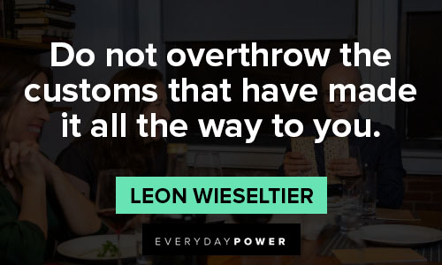 Passover quotes from Leon Wieseltier