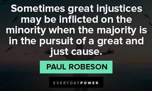 Inspirational Paul Robeson quotes