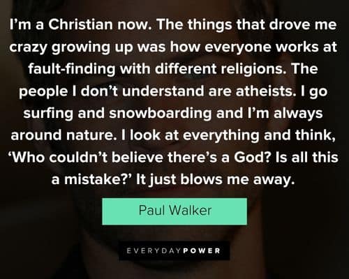 Paul Walker quotes