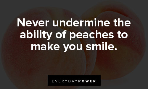 peach quotes smile about smile
