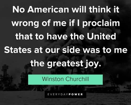 Pearl Harbor quotes from Winston Churchill