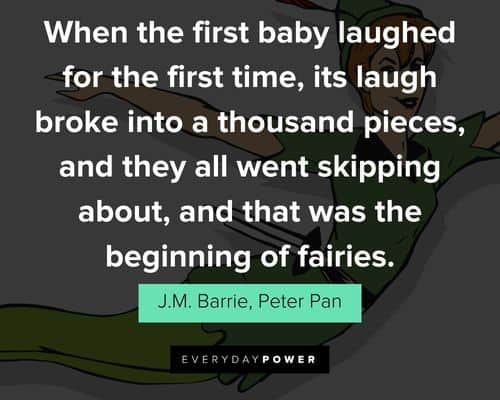 Peter Pan quotes about fairies 