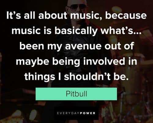 pitbull rapper quotes