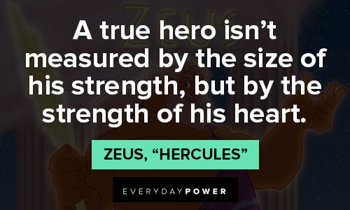 Positive affirmations on hero