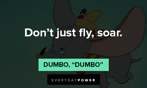 Positive affirmations on don’t just fly, soar
