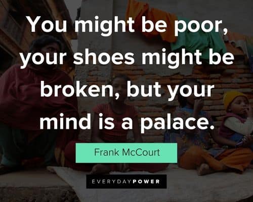 being poor quotes