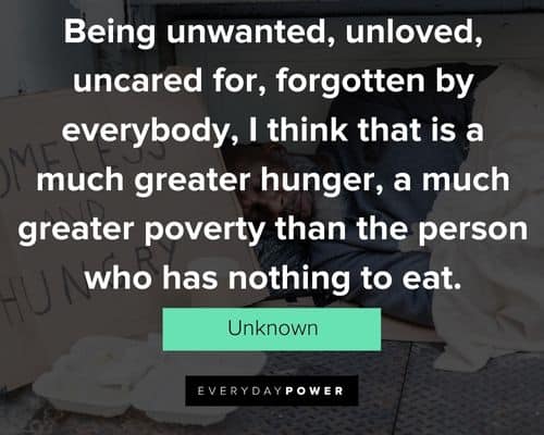 being poor quotes