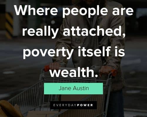 short poverty quotes