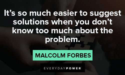 Wise and inspirational problem solving quotes