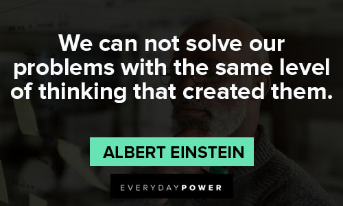 problem solving quotes of thinking 