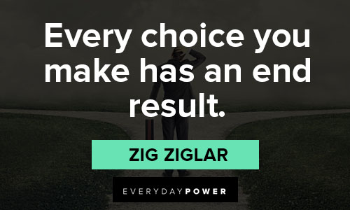Quotes About Choices about result