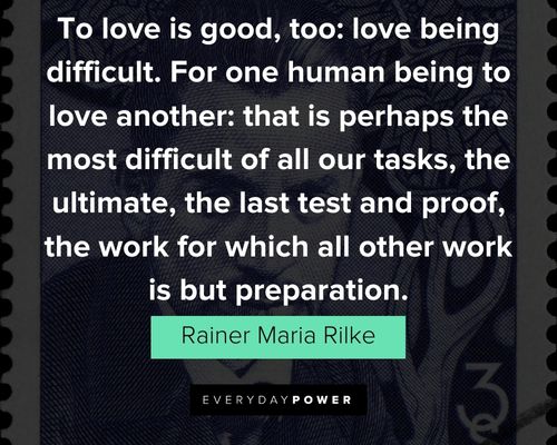 Rainer Maria Rilke quotes about love
