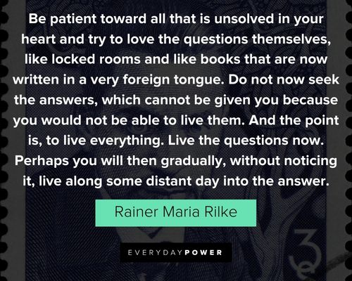 Favorite Rainer Maria Rilke quotes
