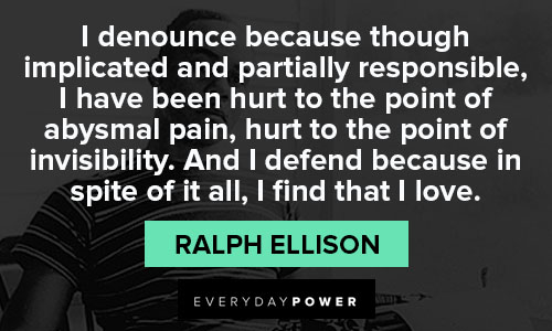 ralph ellison quotes of love