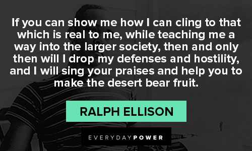 ralph ellison quotes of teaching 