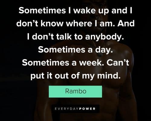 more rambo quotes