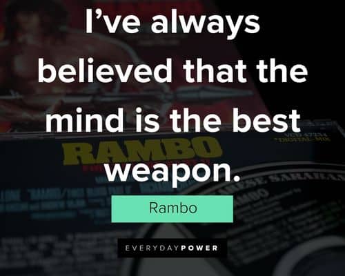 Rambo quotes from ‘Rambo: 1st Blood Part II‘