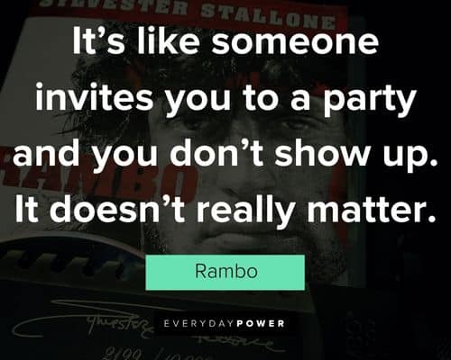 relatable rambo quotes