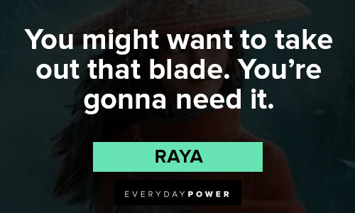 Funny Raya and the Last Dragon quotes