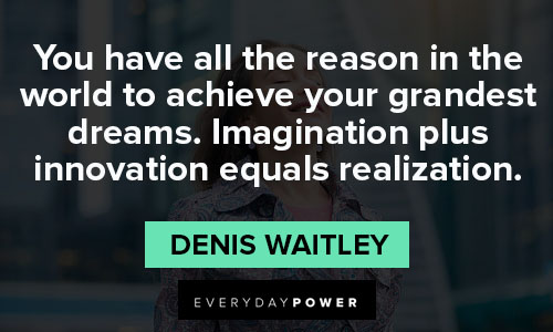 realization quotes from Denis Waitley