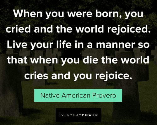 rest in peace quotes from native american proverb